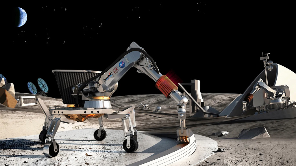 ISRU-Based Robotic Construction Technology for Lunar and Martian Infrastructures - NASA, USC, NIAC